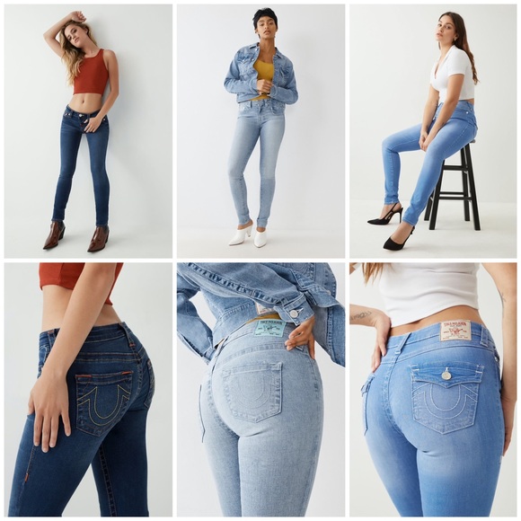 👖 True Religion, Medium Wash Stella Skinny Jeans - Picture 1 of 16
